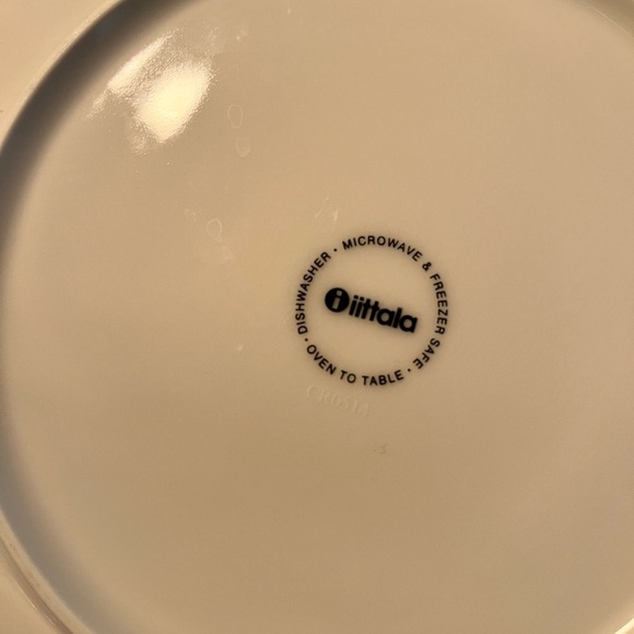 iittala Finland rare discontinued porcelain Tansi Salad Plate - Picture 3 of 3